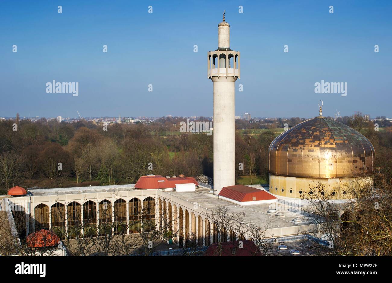 Regent's Park moschea, Westminster, Londra, 2012. Artista: James O Davies. Foto Stock