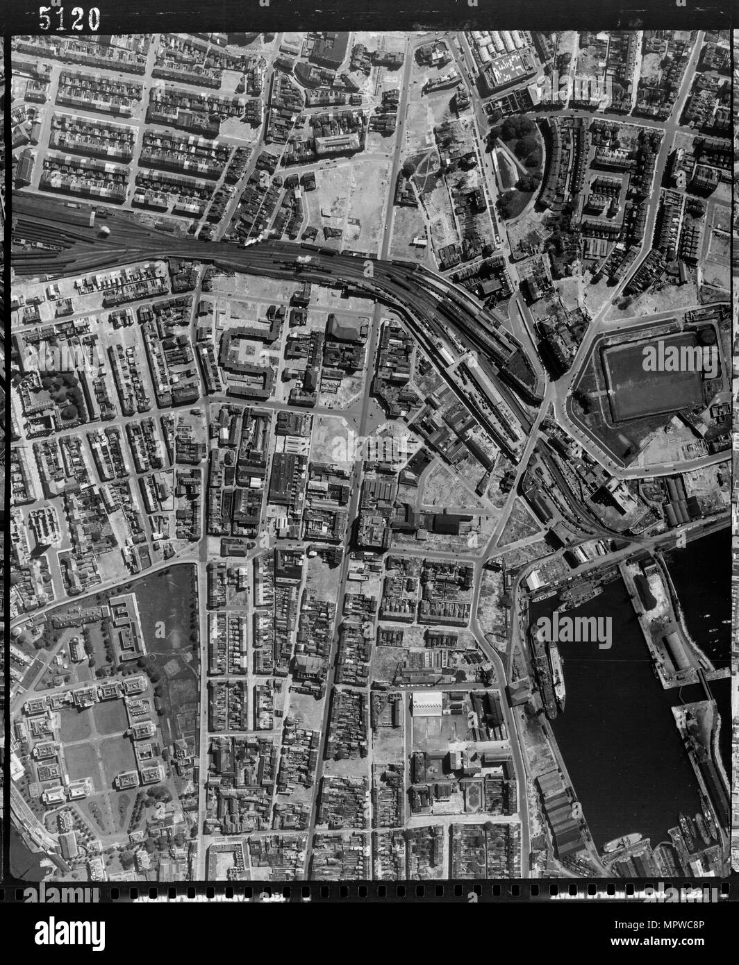 Plymouth, Devon, 10 giugno 1947. Artista: RAF fotografo. Foto Stock