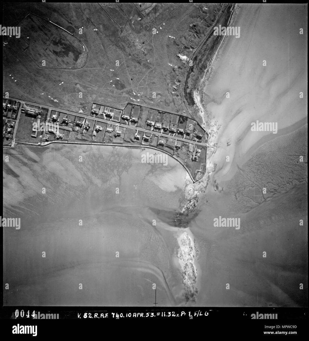 Stanley Road, Hoylake Wirral, Merseyside, aprile 1953. Artista: RAF fotografo. Foto Stock