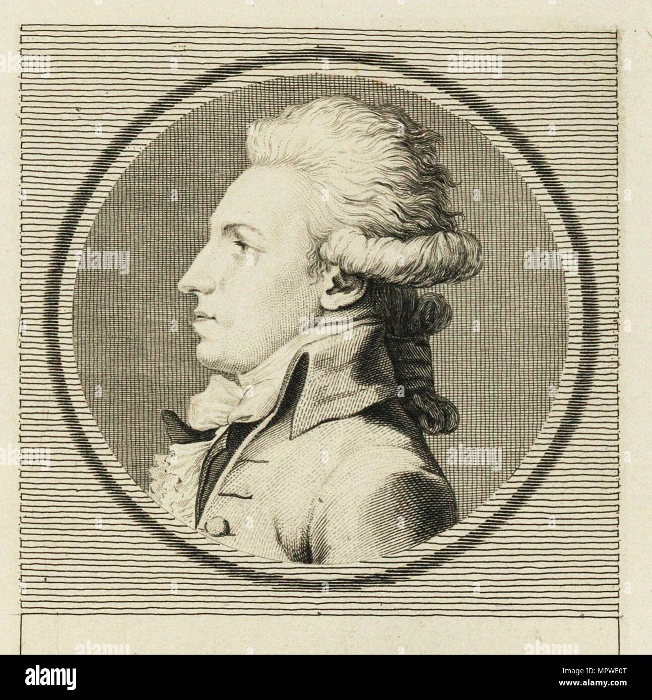 Bertrand Barère de Vieuzac (1755-1841), 1790. Foto Stock