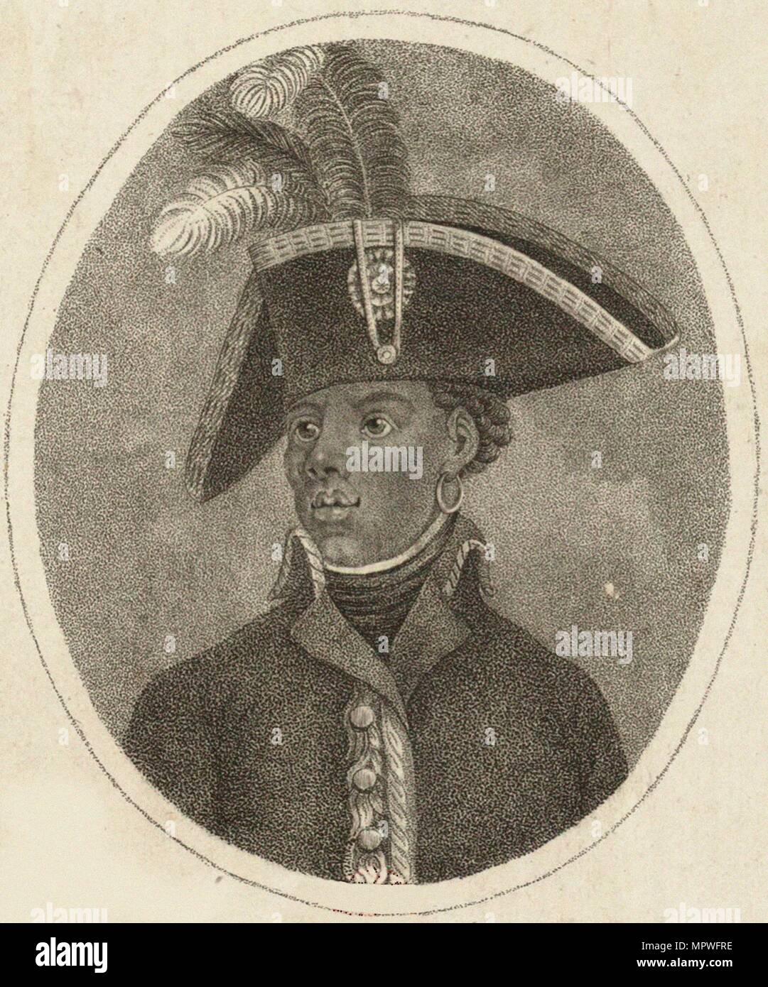 François-Dominique Toussaint Louverture (1743-1803), 1795. Foto Stock