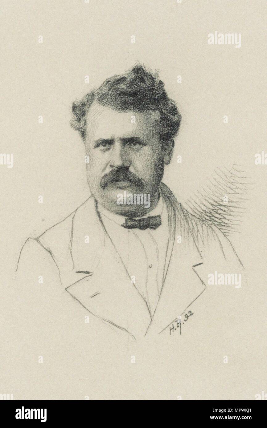 Ritratto di Louis Vuitton (1821-1892), 1892. Foto Stock