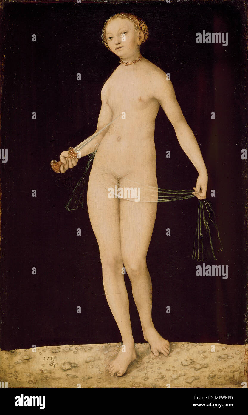 Lucrezia, 1533. Foto Stock