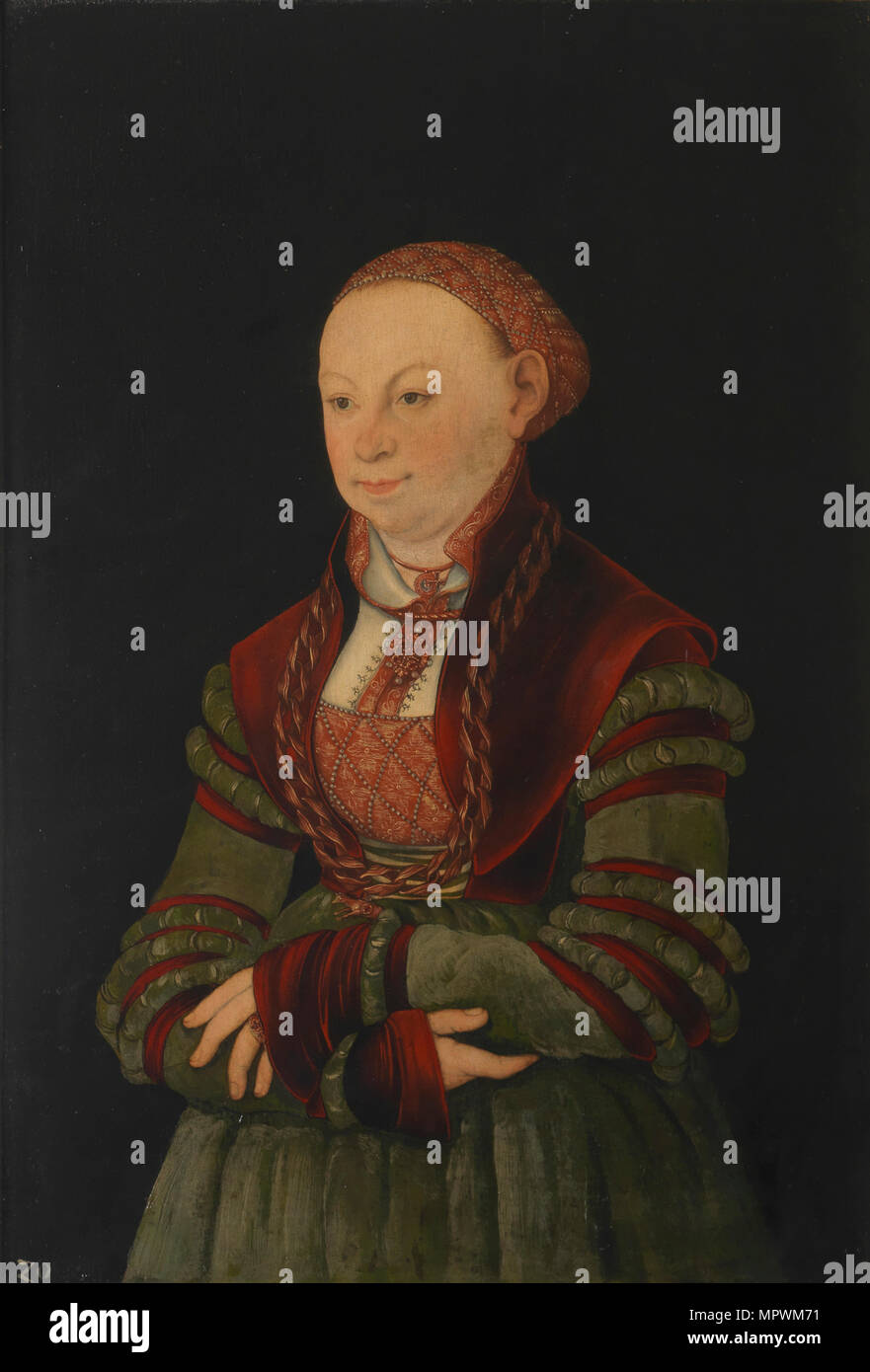 Ritratto di signora di Schleinitz (?), 1526. Foto Stock
