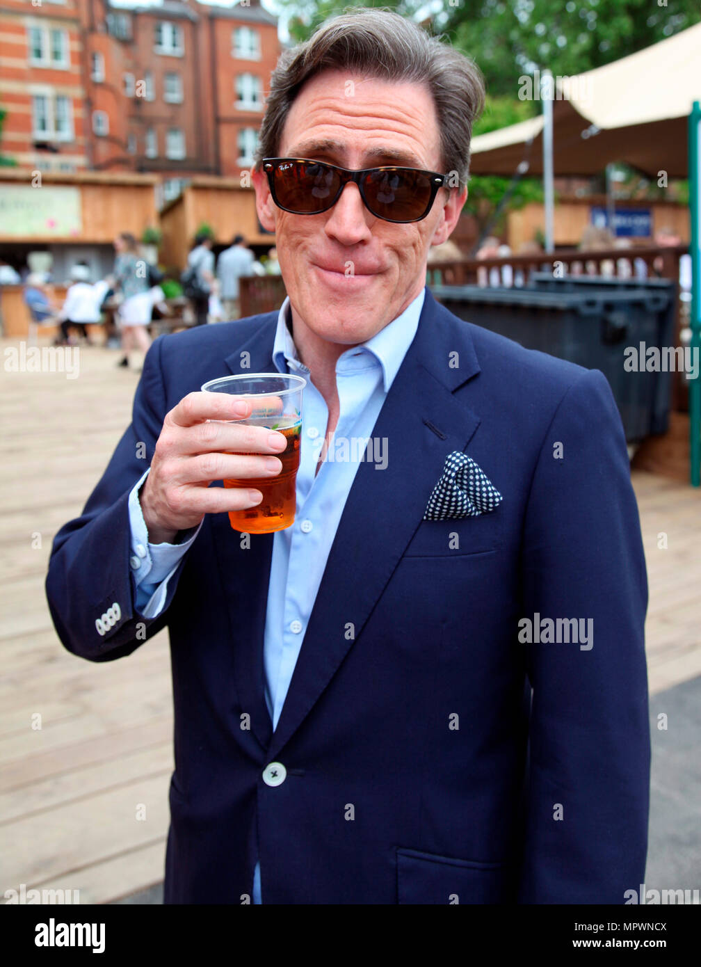 Rob Brydon ad RHS Chelsea Flower Show 2018 Foto Stock
