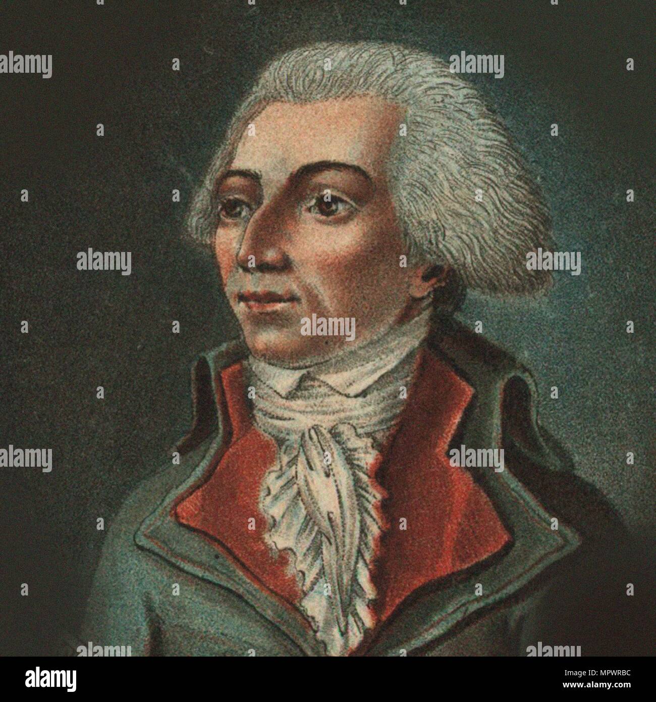 Louis-Michel Le Peletier, Marchese de Saint-Fargeau (1760-1793), 1793. Foto Stock