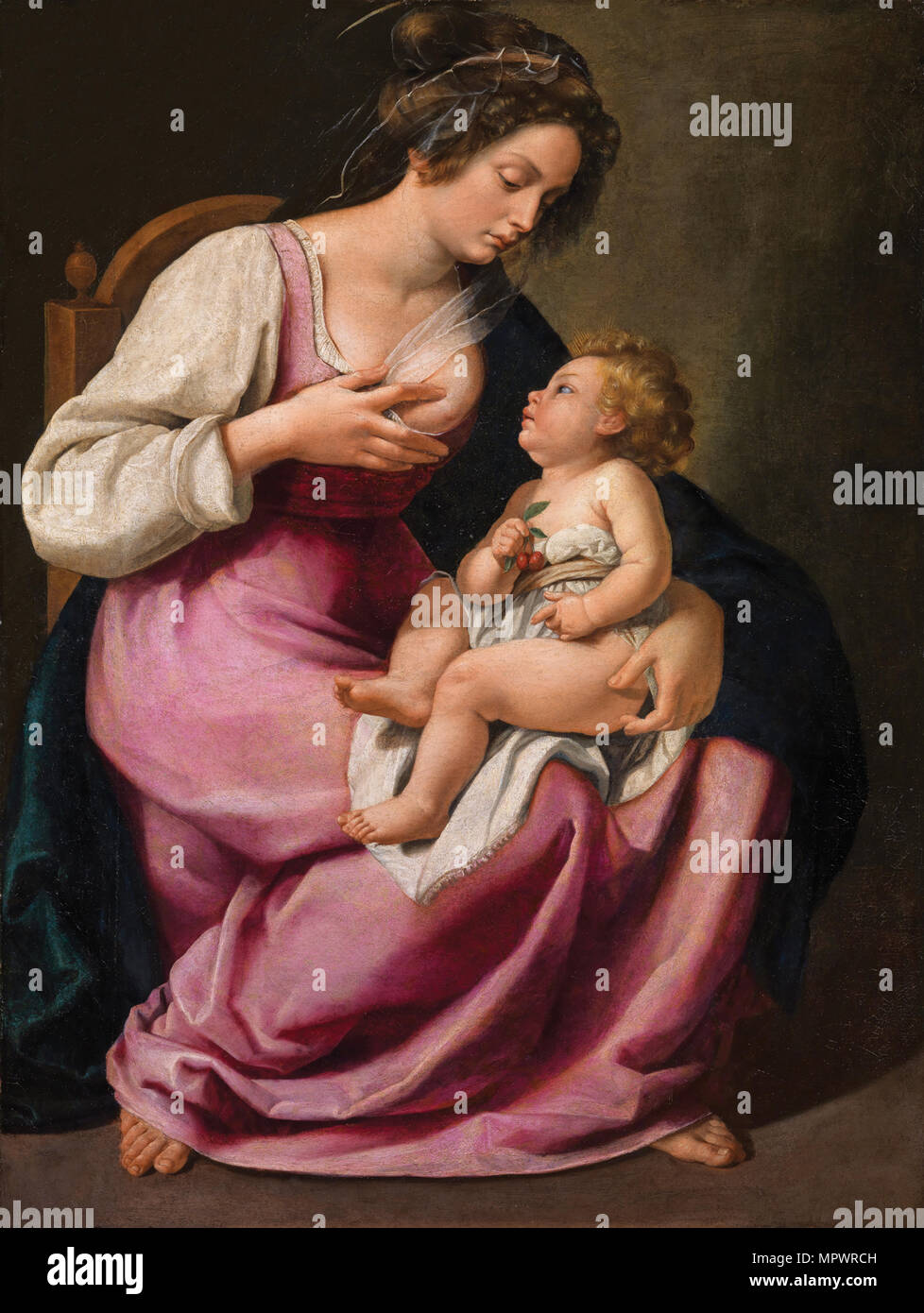 La Madonna e il Bambino, 1609-1610. Foto Stock