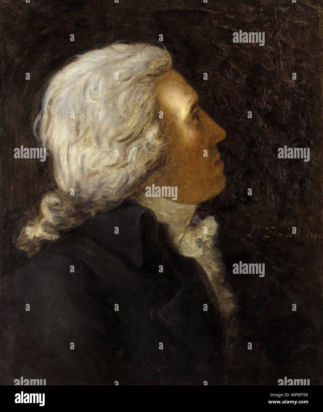 Ritratto di Bertrand Barère de Vieuzac (1755-1841), 1790. Foto Stock