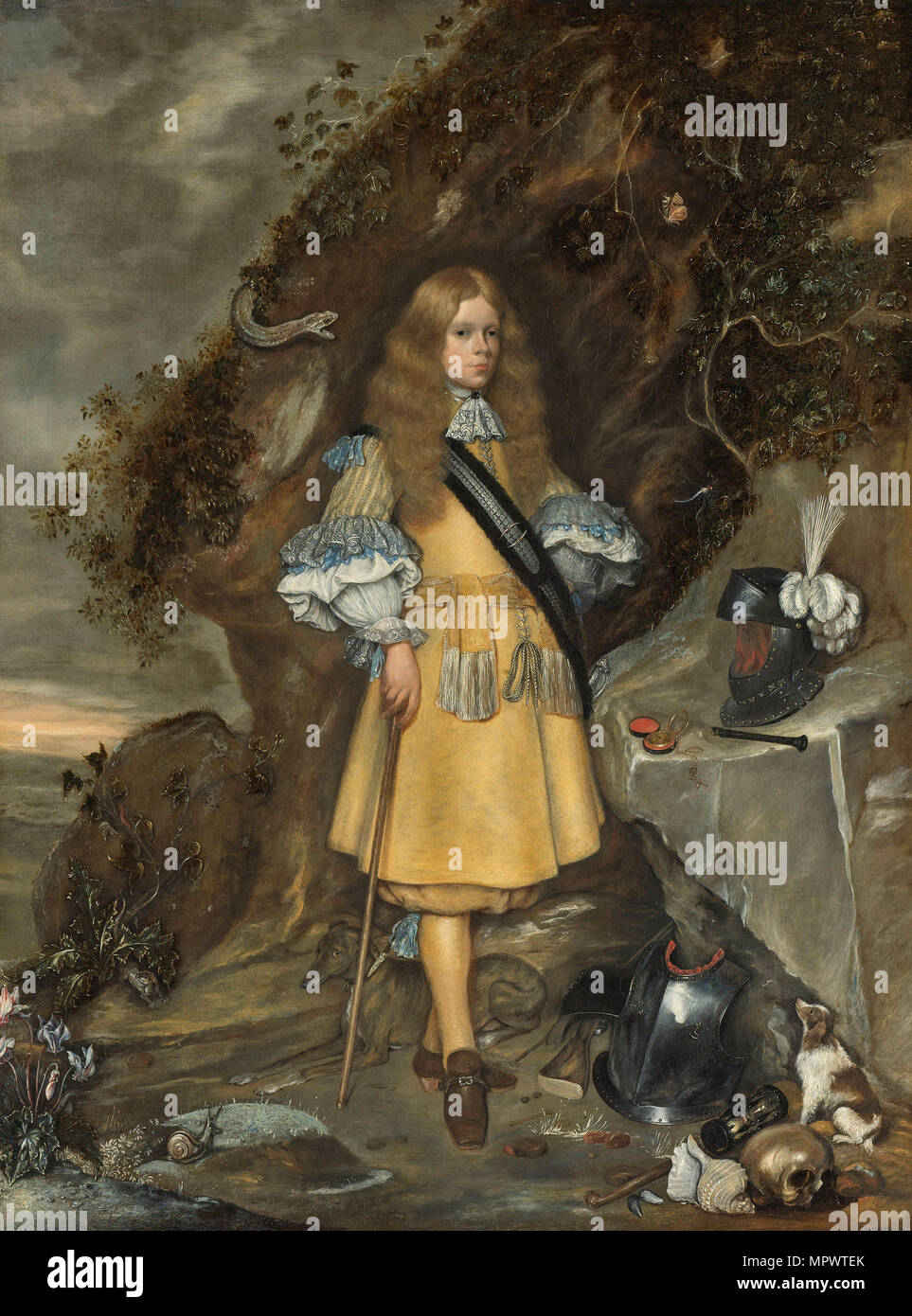 Ritratto di Mosè ter Borch (1645-1667), 1667-1669 . Foto Stock
