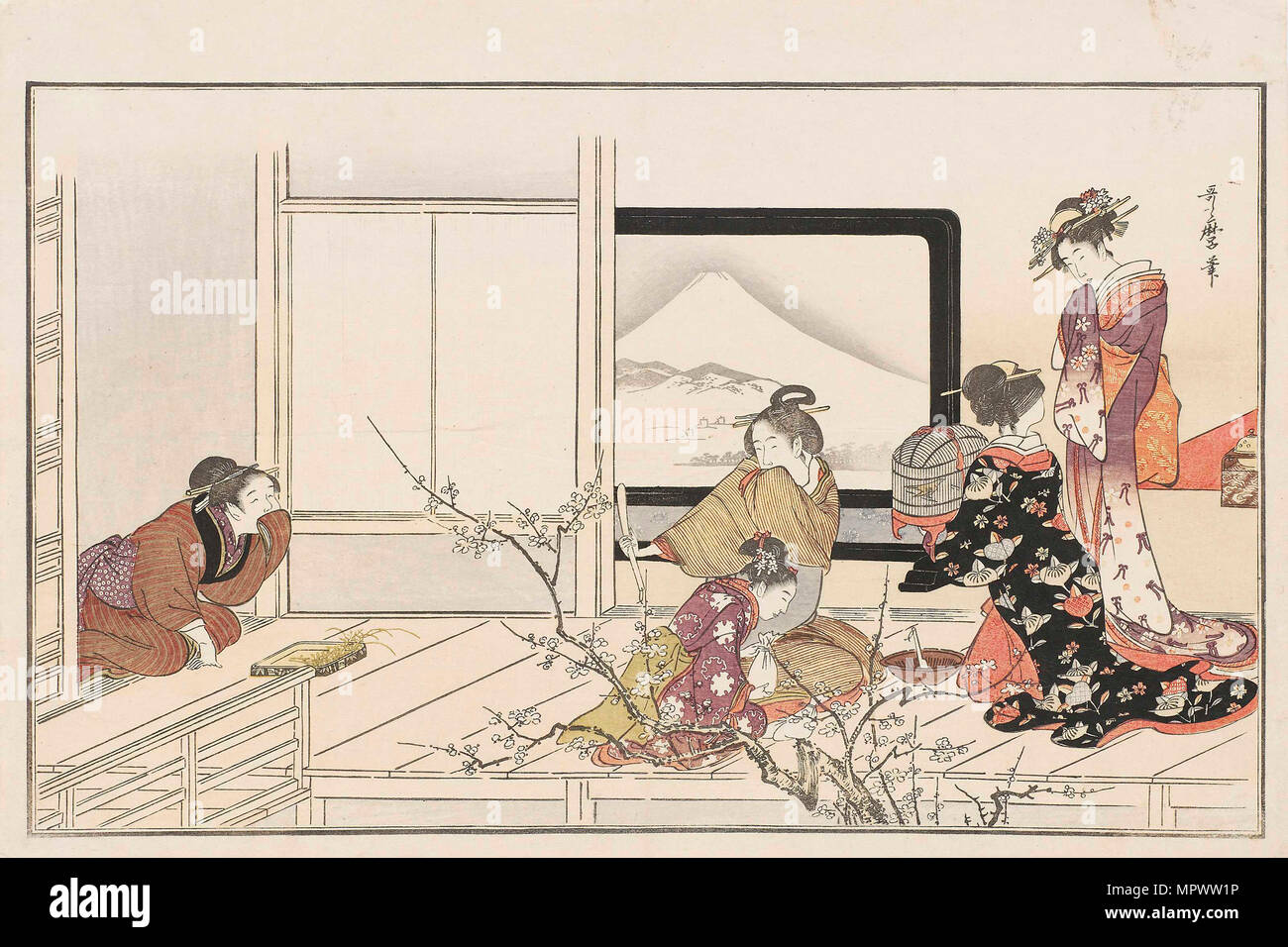 La preparazione di cibi per un Usignolo, 1798. Foto Stock