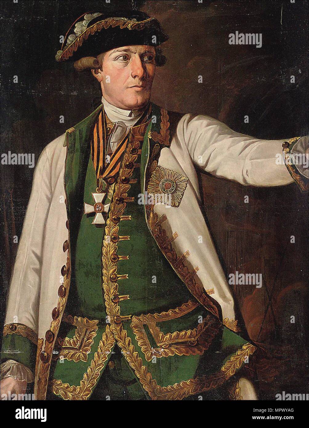 Ritratto di Ammiraglio Samuel Greig (1736-1788), 1773. Foto Stock