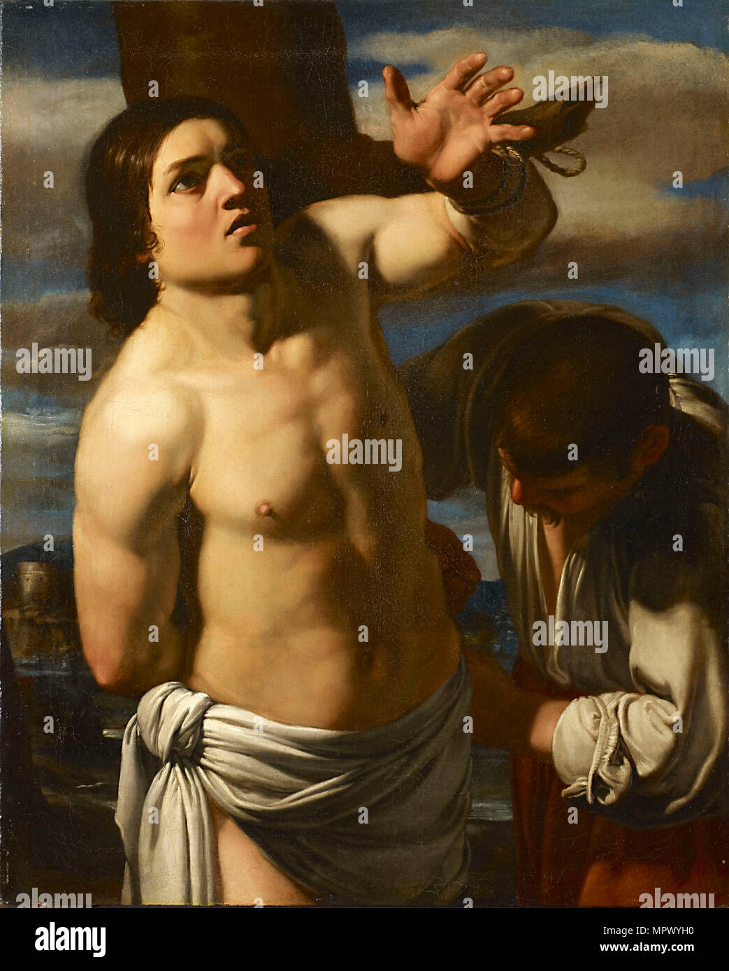Il Martirio di San Sebastiano, ca 1619. Foto Stock