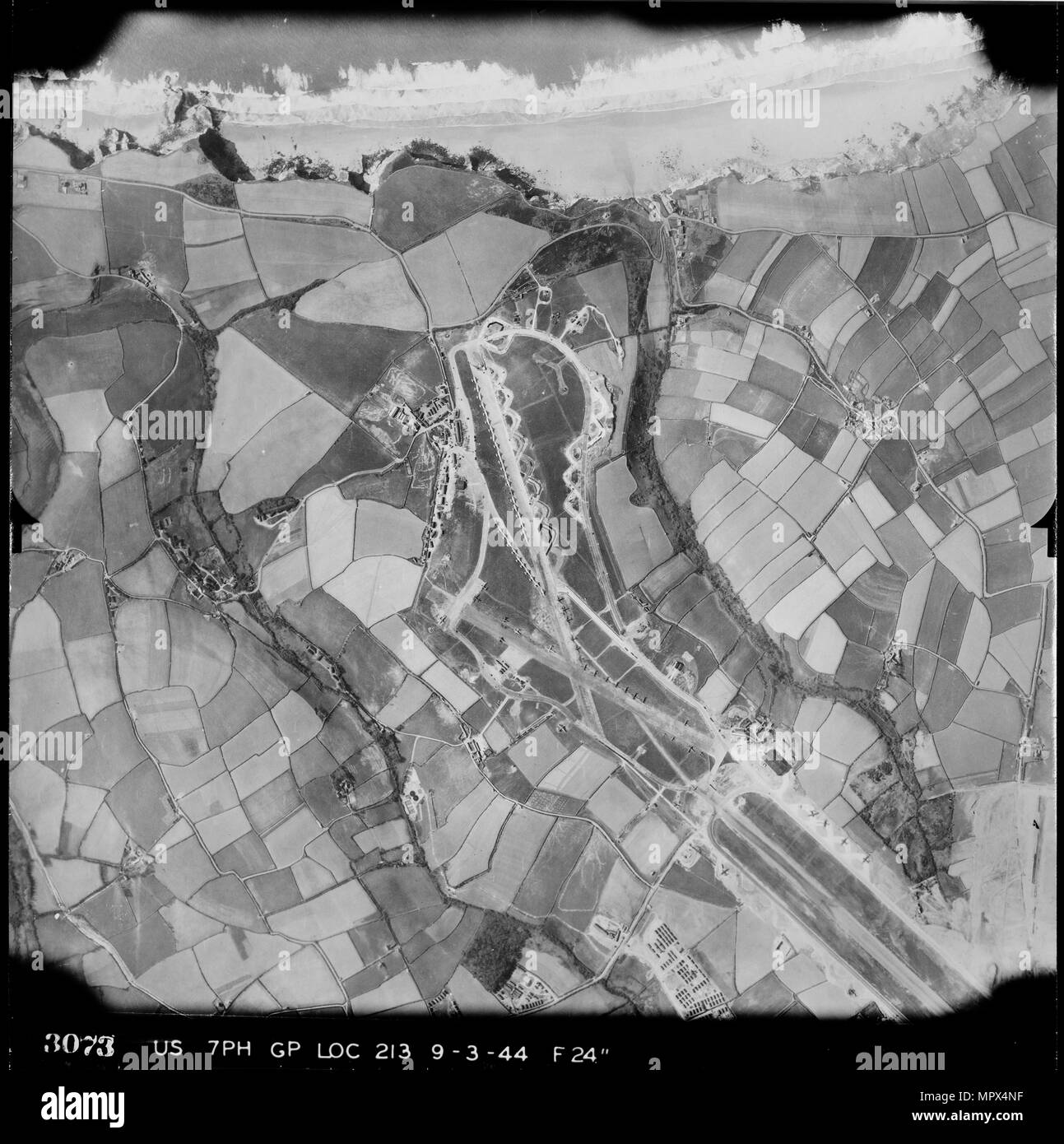 RAF St Mawgan, Cornwall, marzo 1944. Artista: USAAF fotografo. Foto Stock