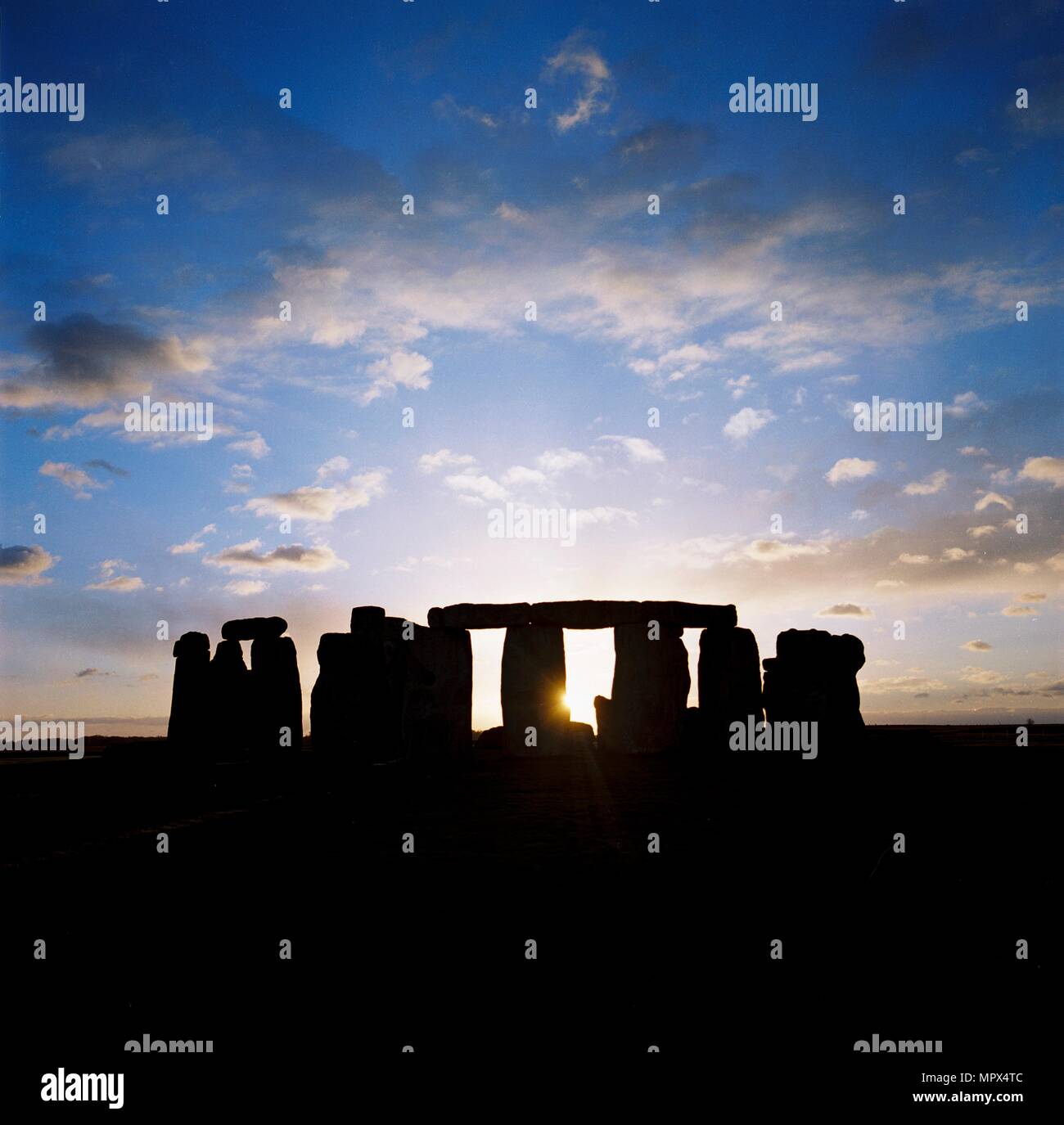 Stonehenge, Wiltshire. Artista: James Davies. Foto Stock