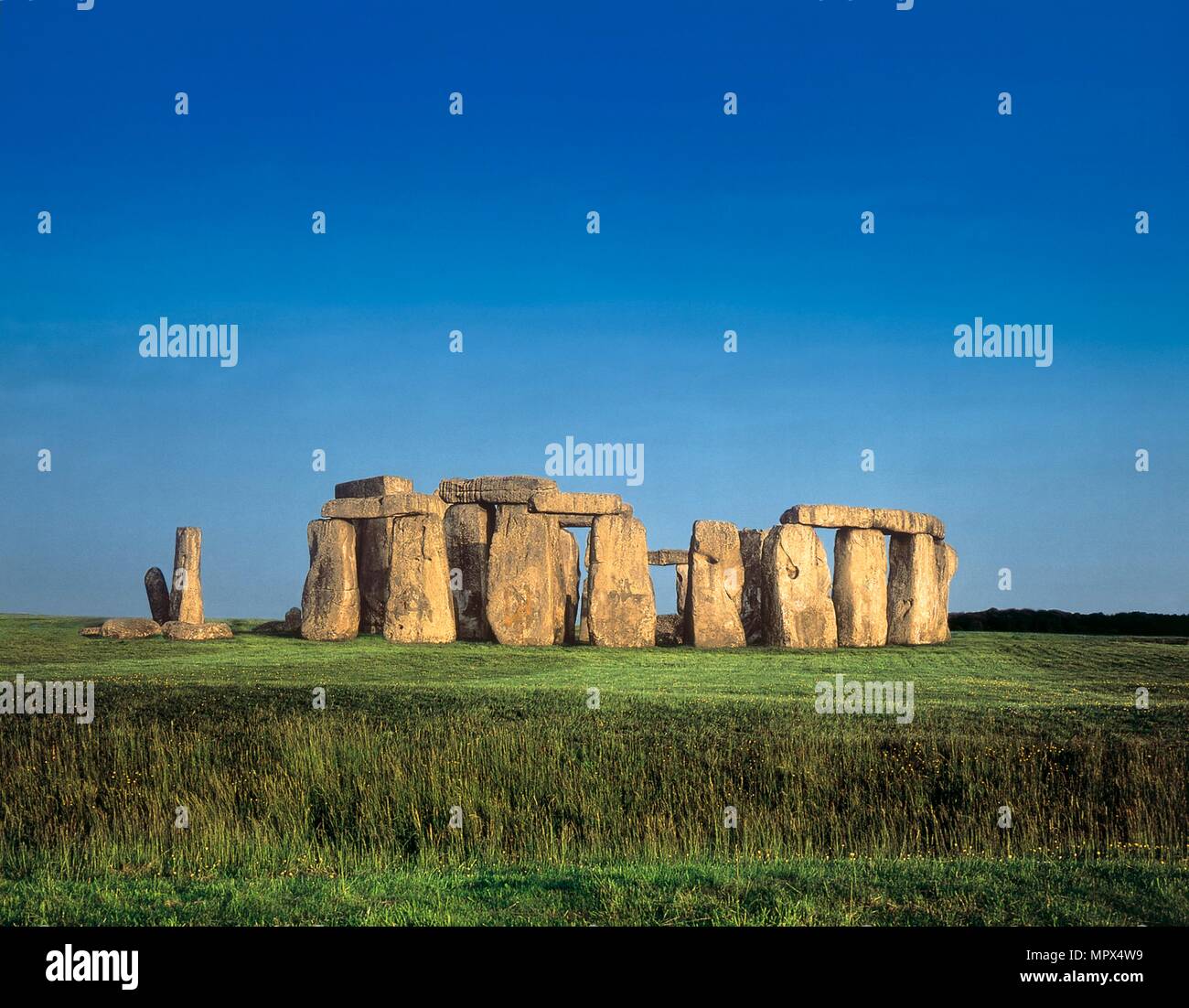 Stonehenge, Wiltshire. Artista: David Sellman. Foto Stock
