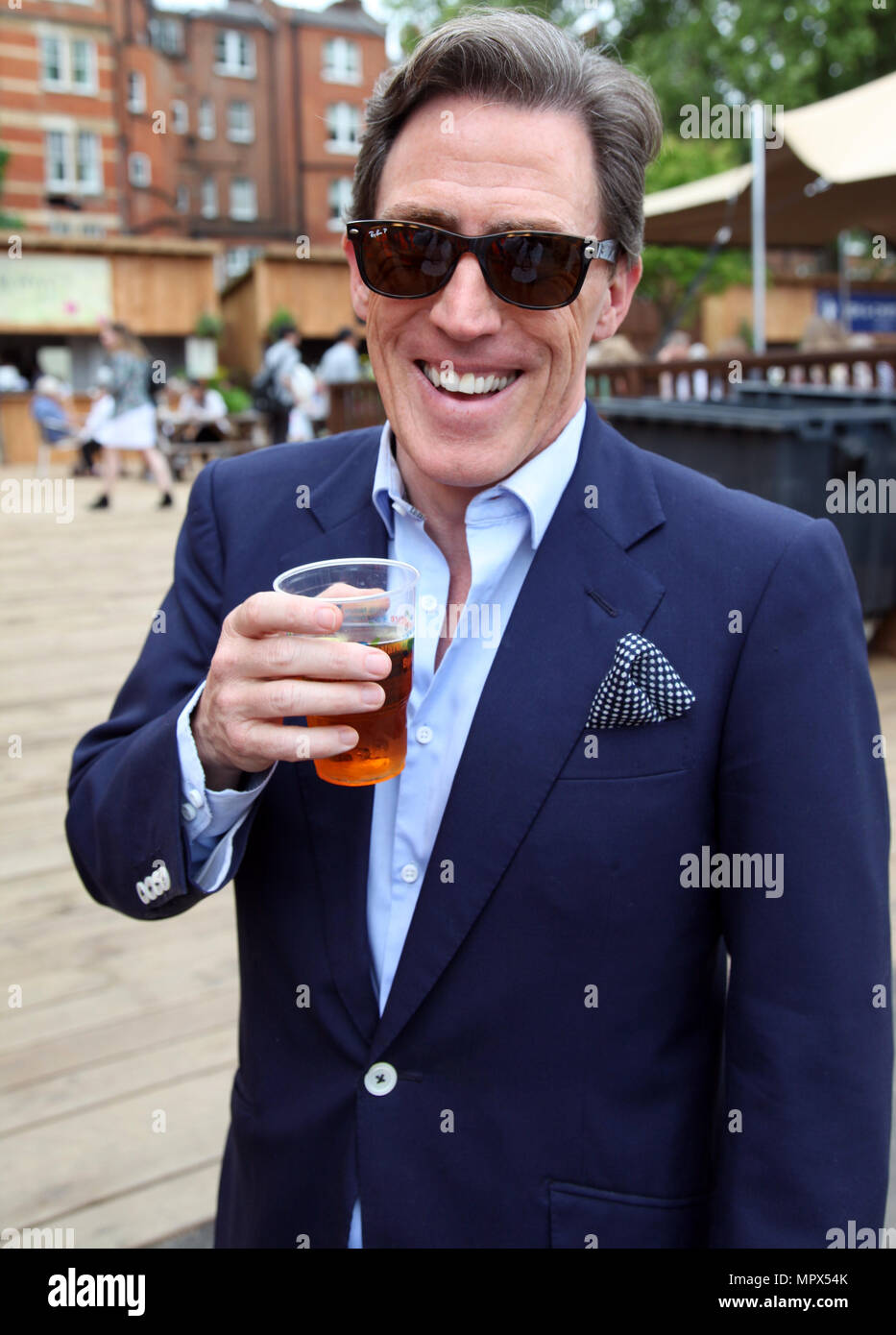 Rob Brydon ad RHS Chelsea Flower Show 2018 Foto Stock