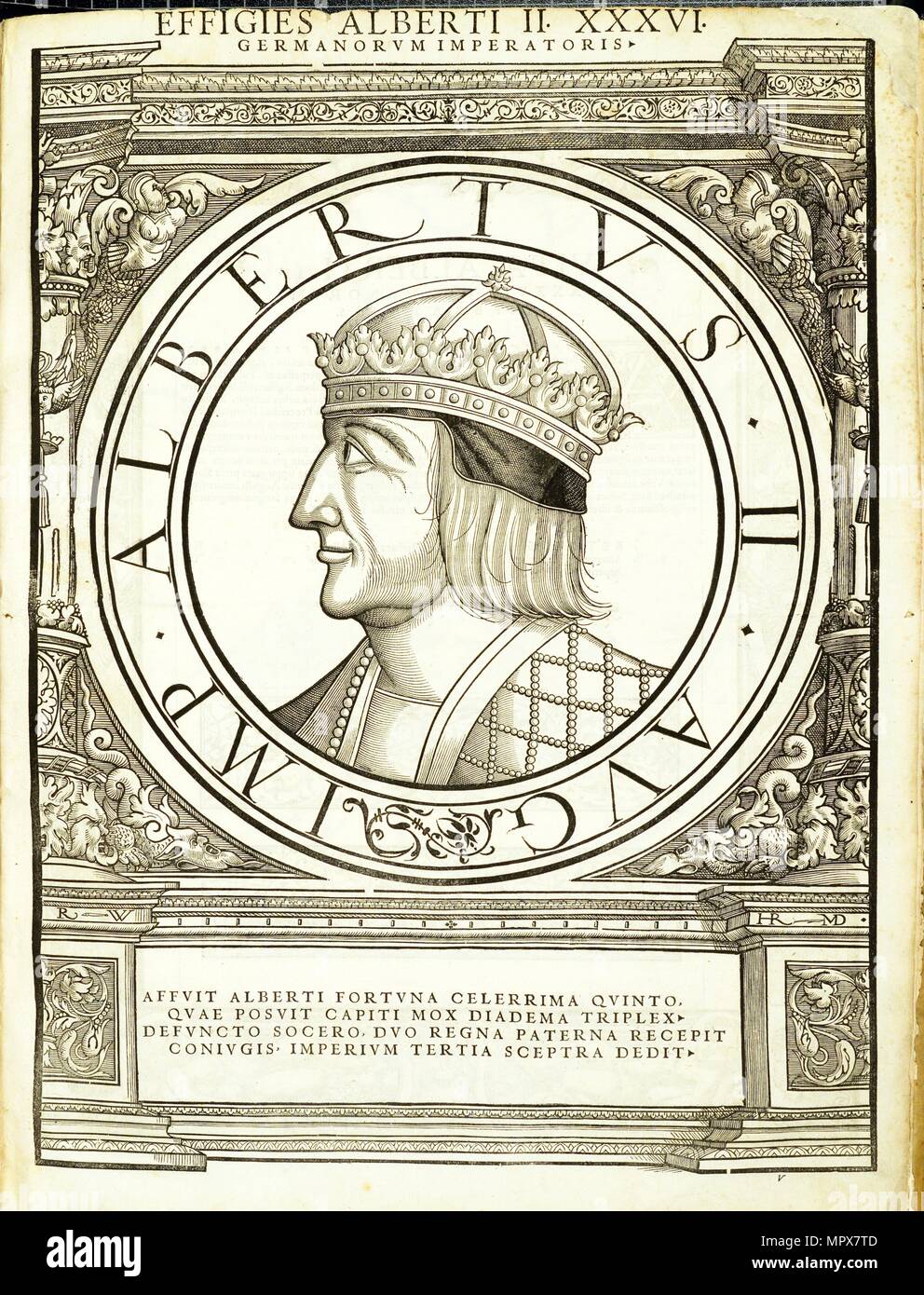 2 Albertus (1397 - 1439), 1559. Foto Stock