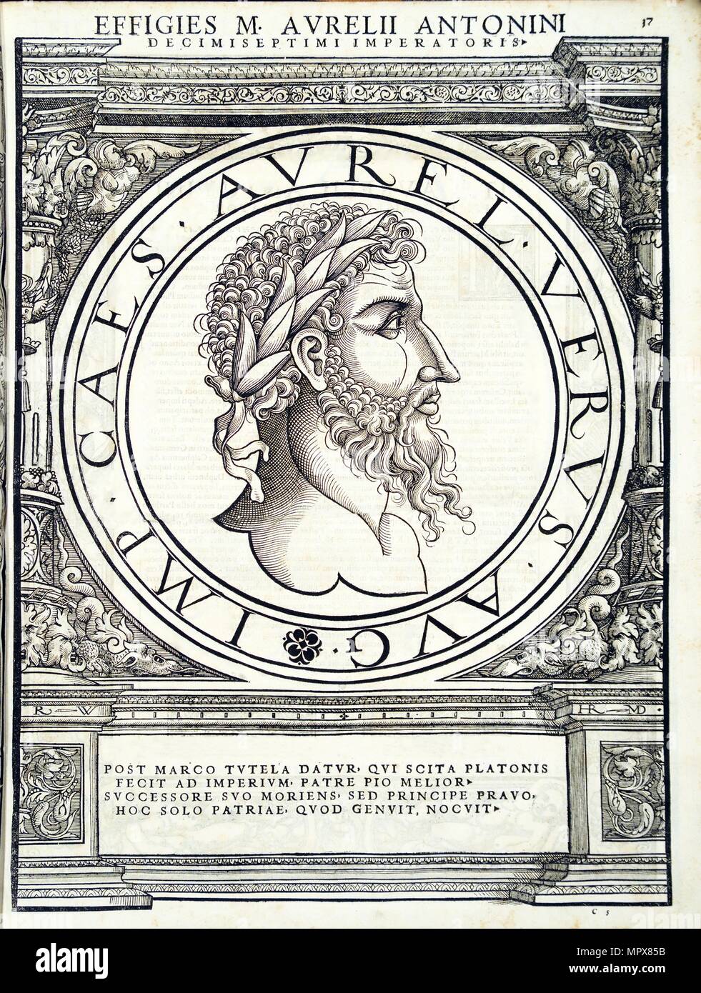 Lucio Verrus (130 - 169 D.C.) Foto Stock