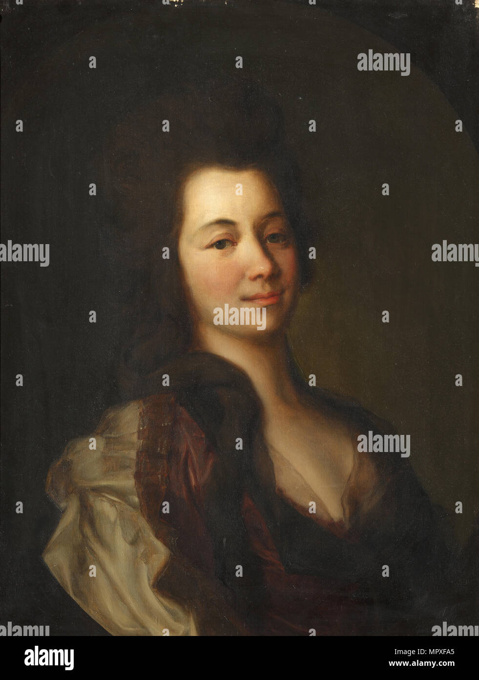 Ritratto di Maria Lvova Alexeevna, née Dyakova. Foto Stock