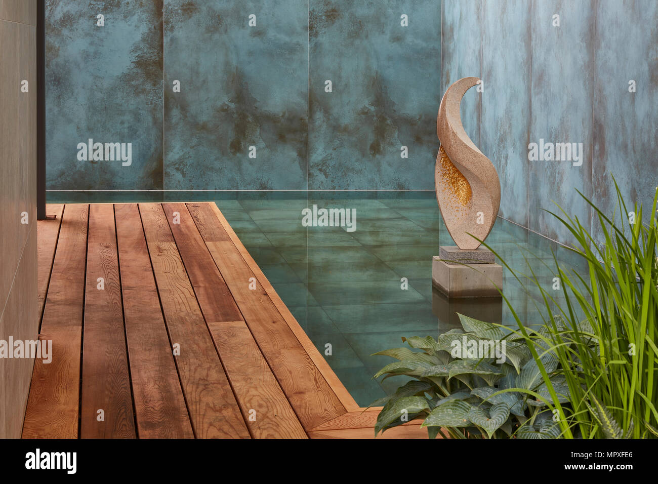 La Chris Beardshaw Morgan Stanley giardino per NSPCC Foto Stock