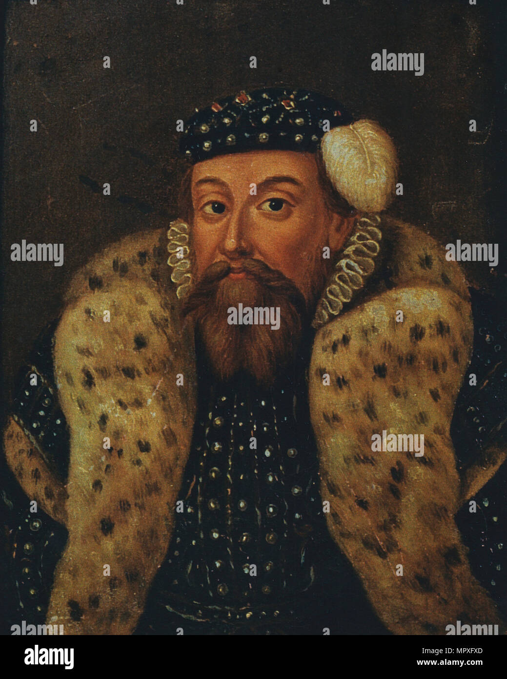 Ritratto di Re Eric XIV di Svezia (1533-1577). Foto Stock