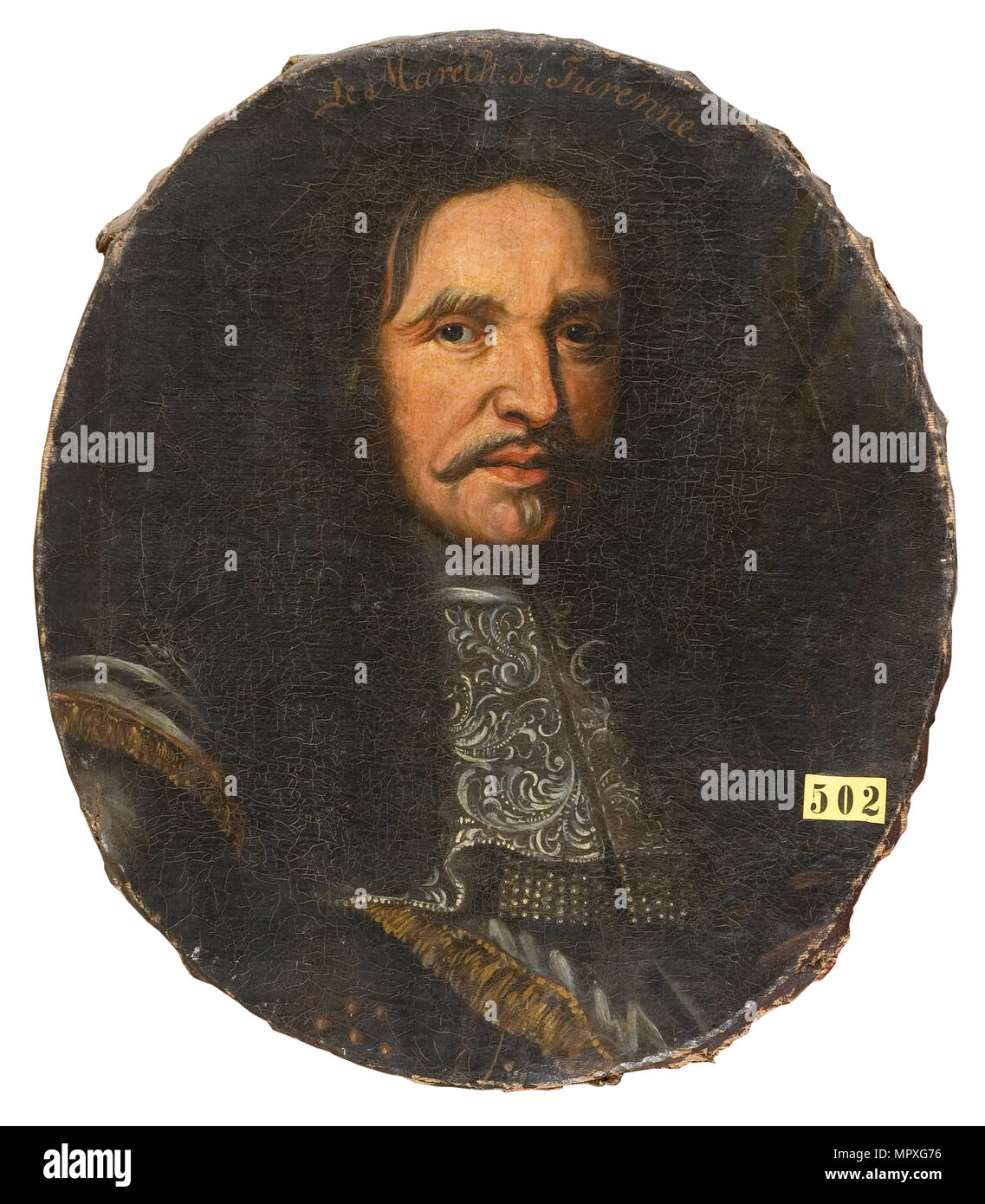 Il maresciallo Henri de La Tour d'Auvergne, vicomte de Turenne (1611-1675). Foto Stock