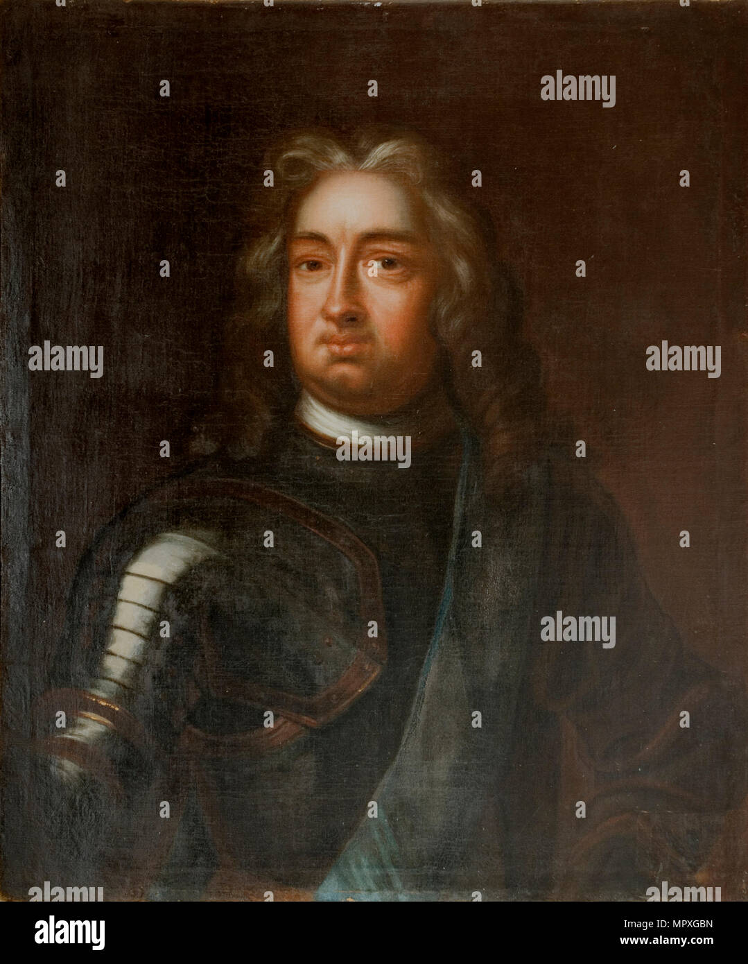 Ritratto di Carlo I (1654-1730), landgravio d Hesse-Kassel. Foto Stock