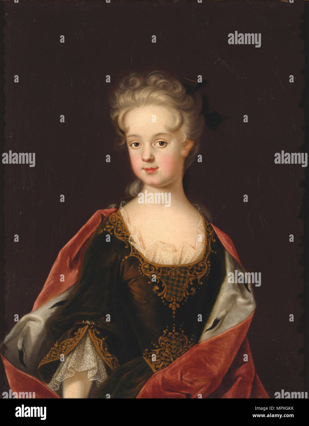 Ritratto di Marie Leszczynska regina di Francia (1703-1768), 1712. Foto Stock
