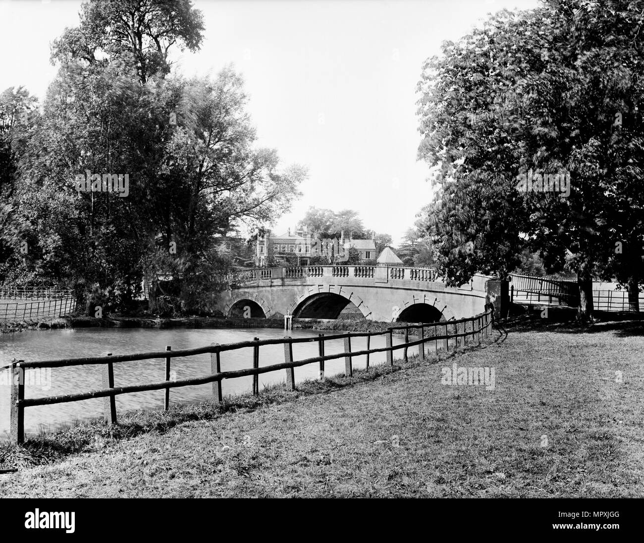 Parco Whiteknights Reading, Berkshire, 1890. Artista: Henry oggetto di scherno. Foto Stock