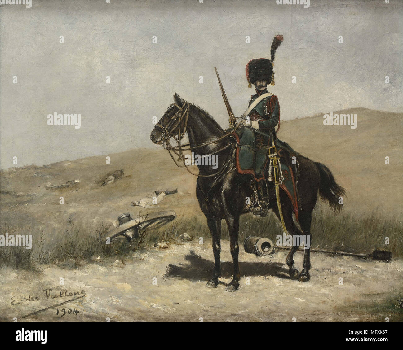 Chasseur à Cheval de la Garde impériale (Cavallo Chasseurs della Guardia Imperiale) , 1904. Foto Stock