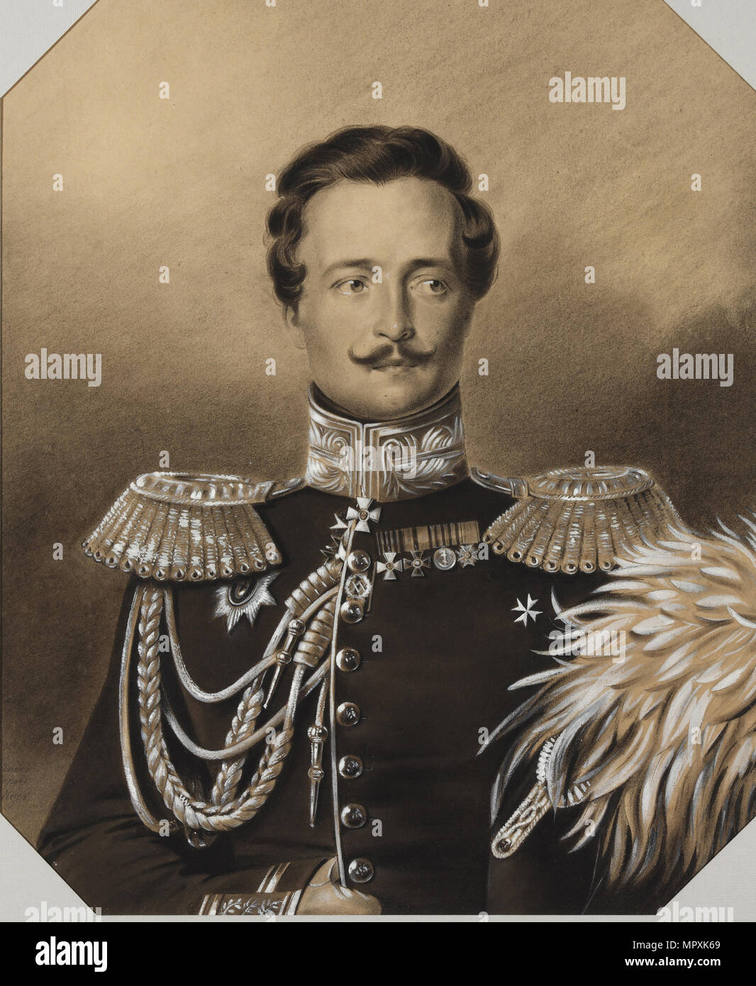 Il principe Aleksey Yakovlevich Lobanov-Rostovsky (1795-1848), 1828-1829. Foto Stock