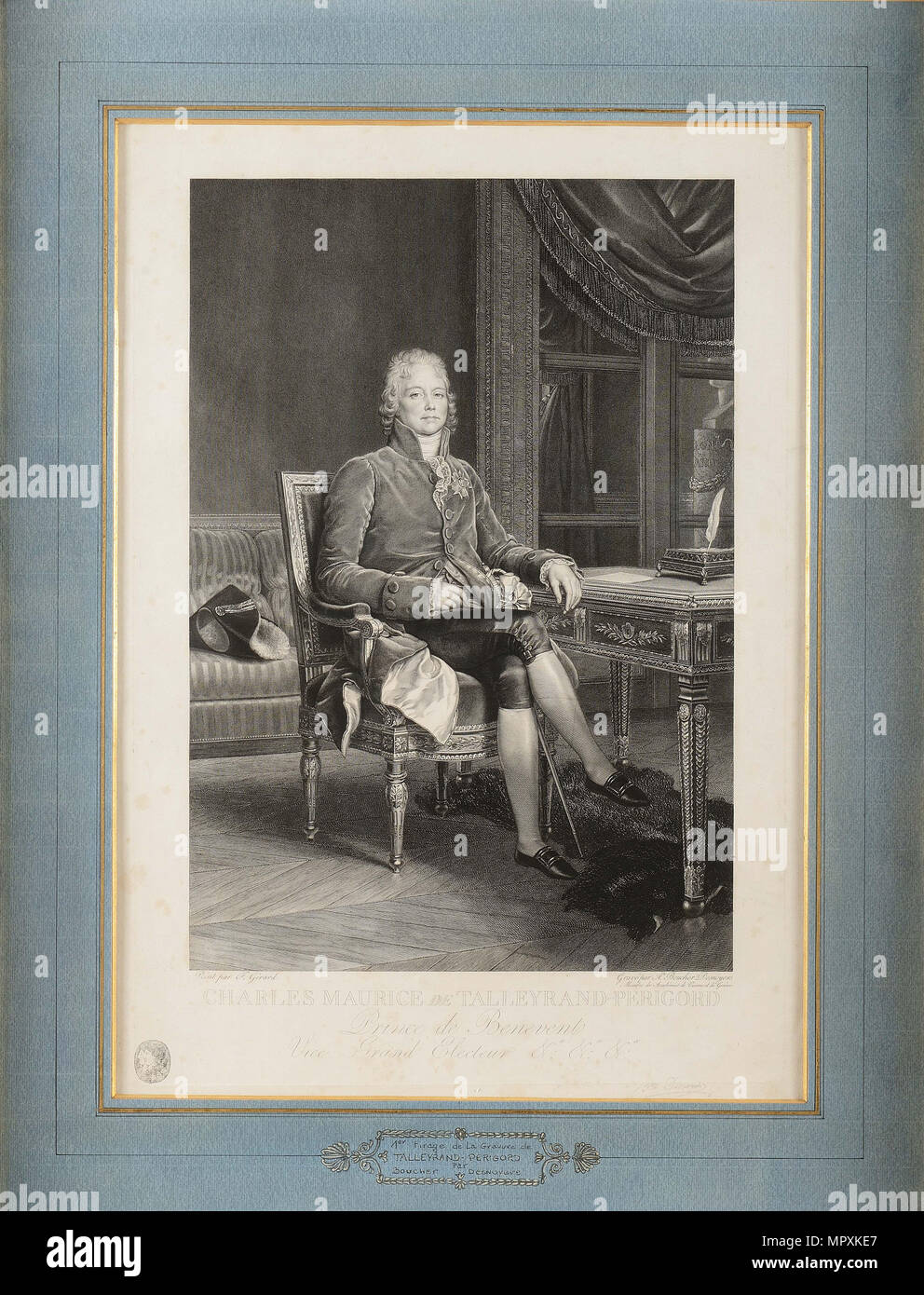 Charles Maurice de Talleyrand Périgord (1754-1838), il Principe de Bénévent, ca 1808. Foto Stock