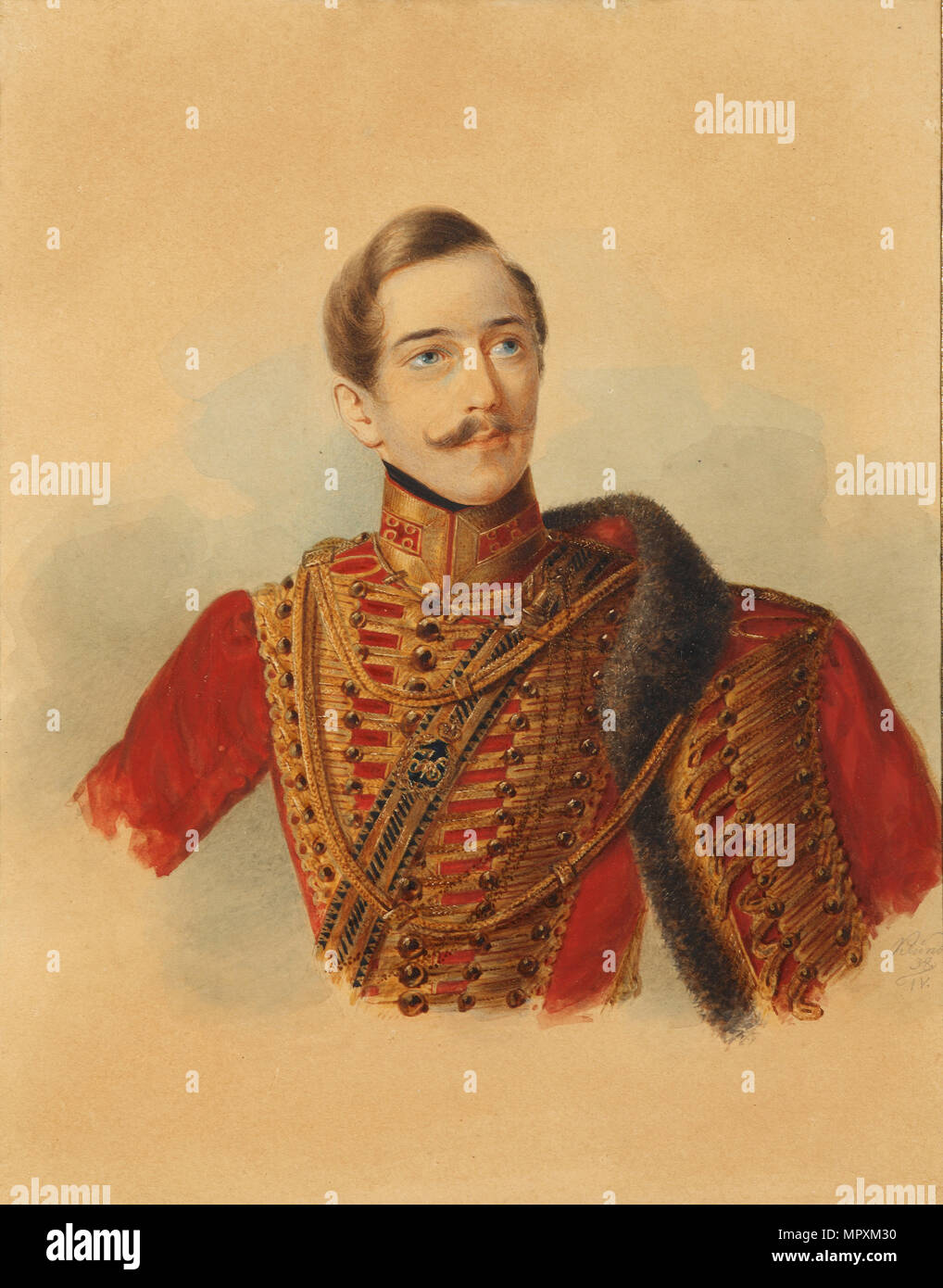 Alexander Frantsevich Tiran (1815-1865), 1838. Foto Stock