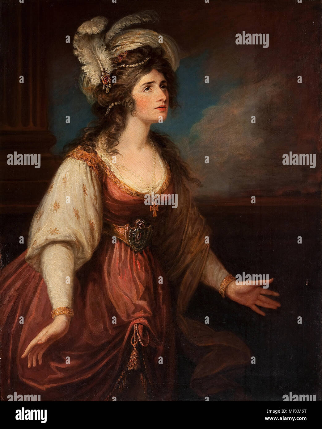 Ritratto di Sarah Siddons (1755-1831) als Zara, ca 1784. Foto Stock Ritratto di Sarah Siddons (1755-1831) als Zara, ca 1784. Foto Stock