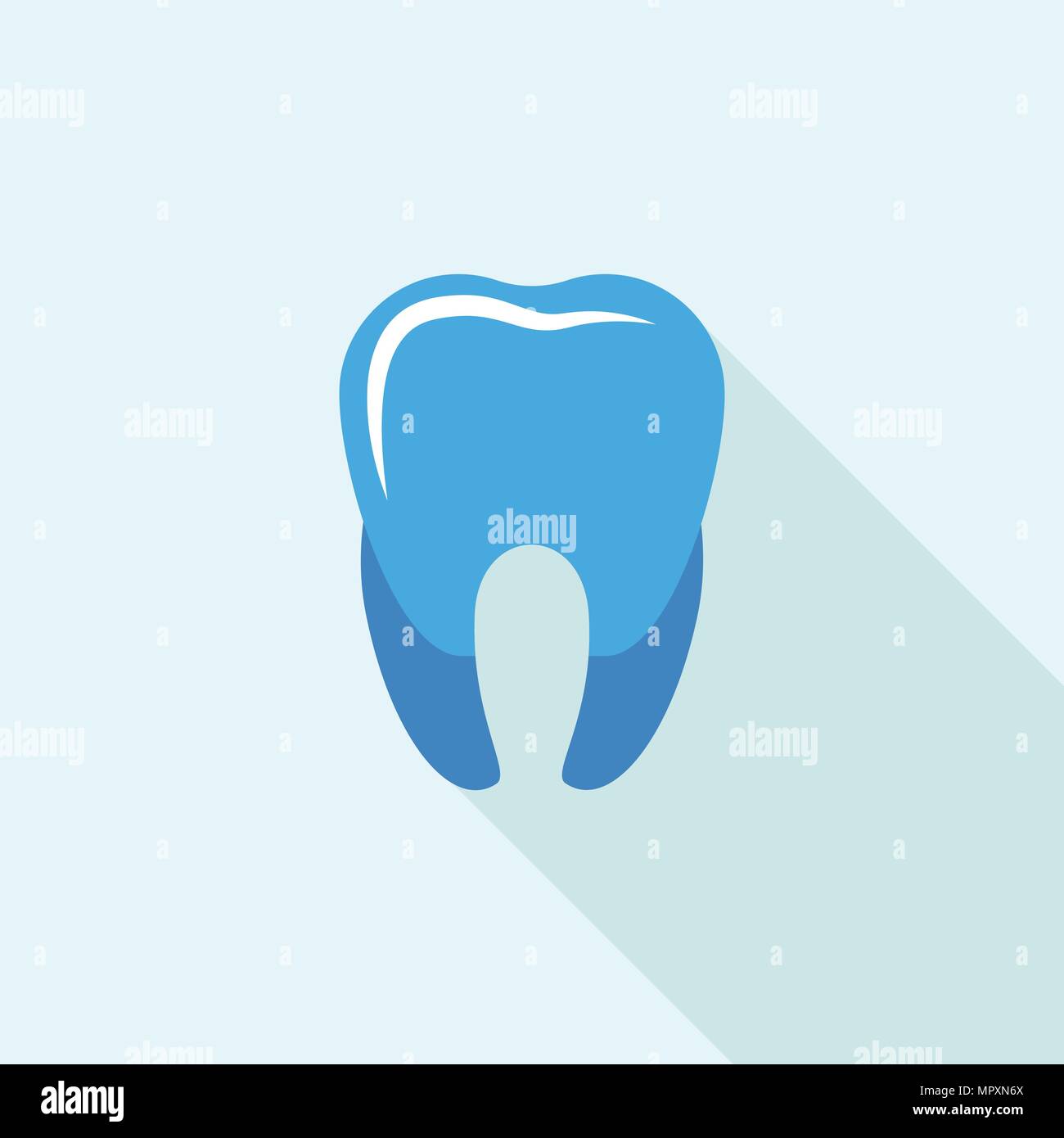 Blue tooth icona logo, stile piatto Illustrazione Vettoriale