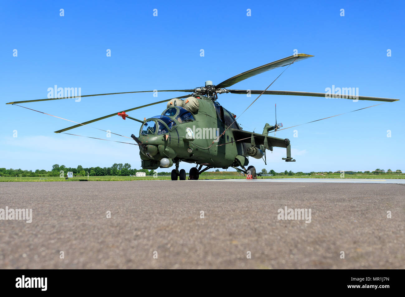 Mil Mi-24V Hind e dalla Polonia - Air Force Foto Stock