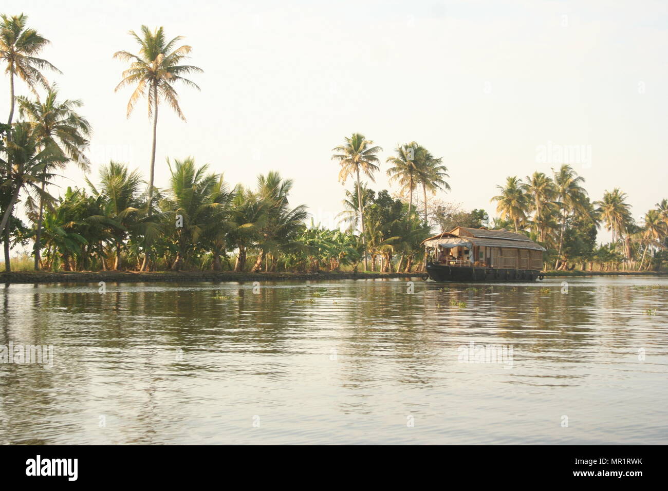 Houseboats, Backwaters del Kerala, India Foto Stock