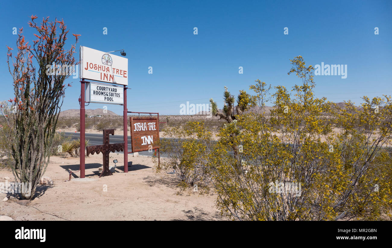 Joshua Tree Inn - 29 Palms California Foto Stock