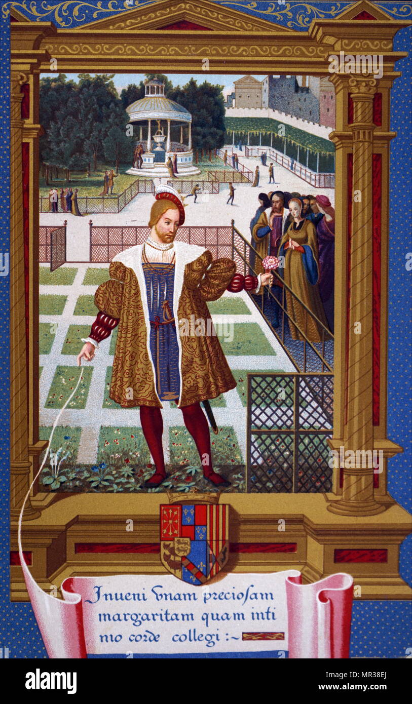 Ritratto di Enrico II di Navarra (1503-1555), Re di Navarra. Datata xvi secolo Foto Stock