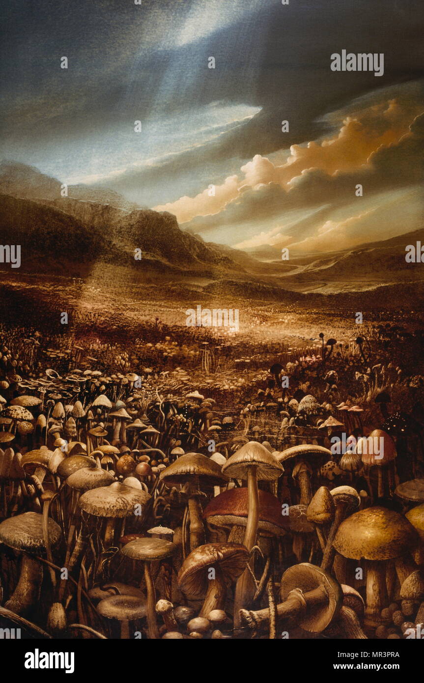 Opere surrealiste dall artista francese Roland Cat (nato nel 1943 a Parigi). Foto Stock