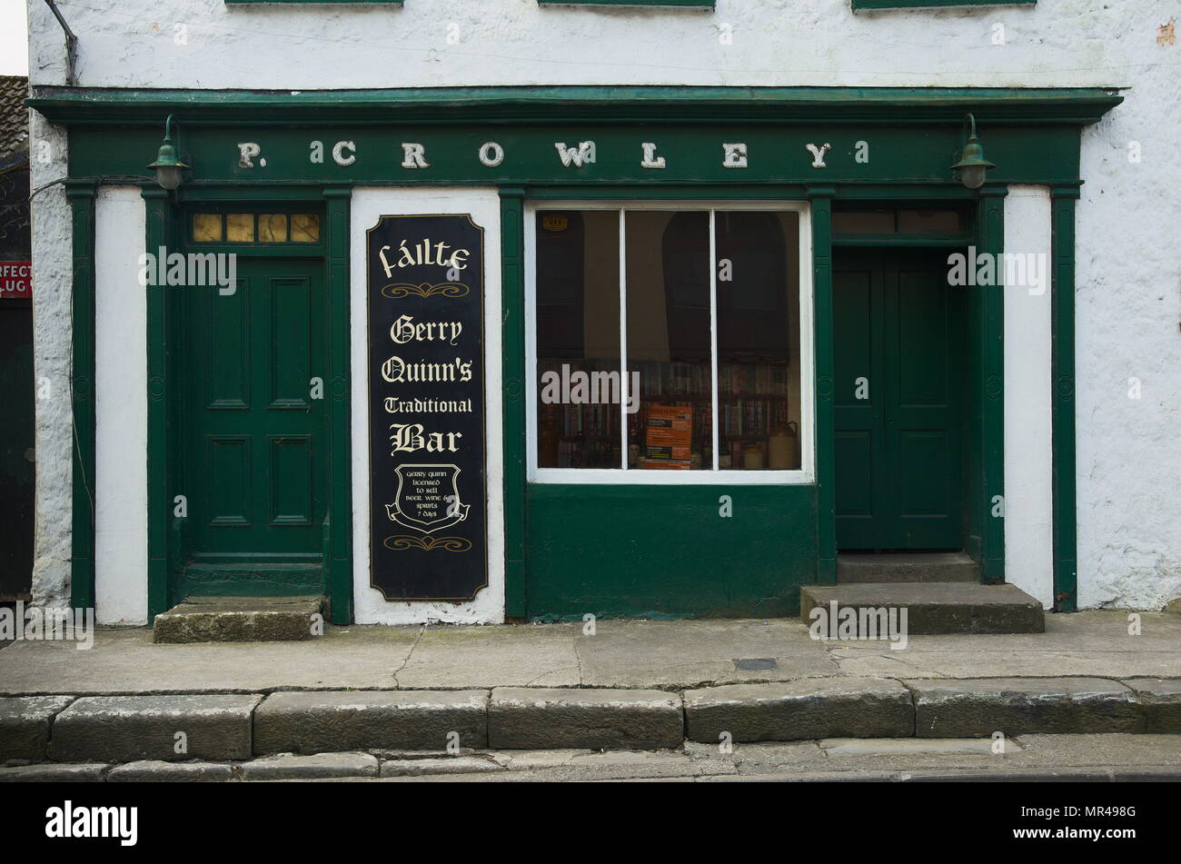 Crowley pub in Corofin Clare Foto Stock