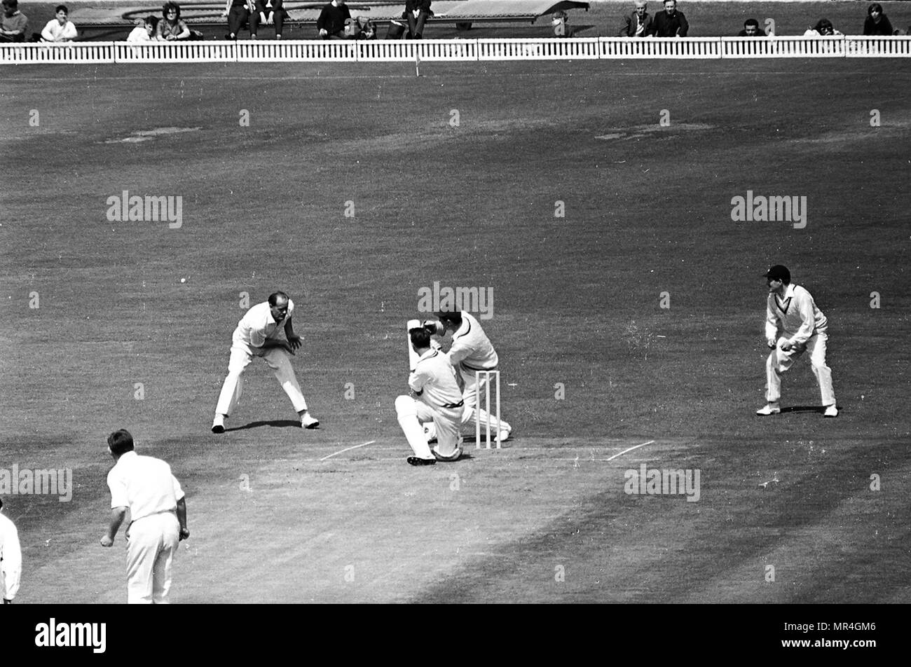 Yorkshire v Worcestershire 1965 Foto Stock