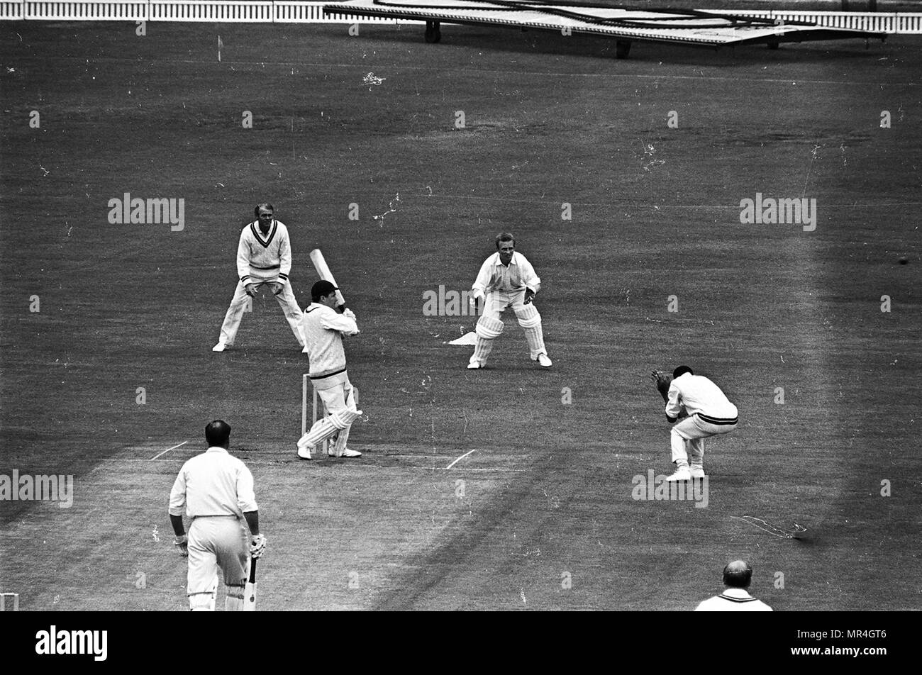 Yorkshire v Worcestershire 1965 Foto Stock