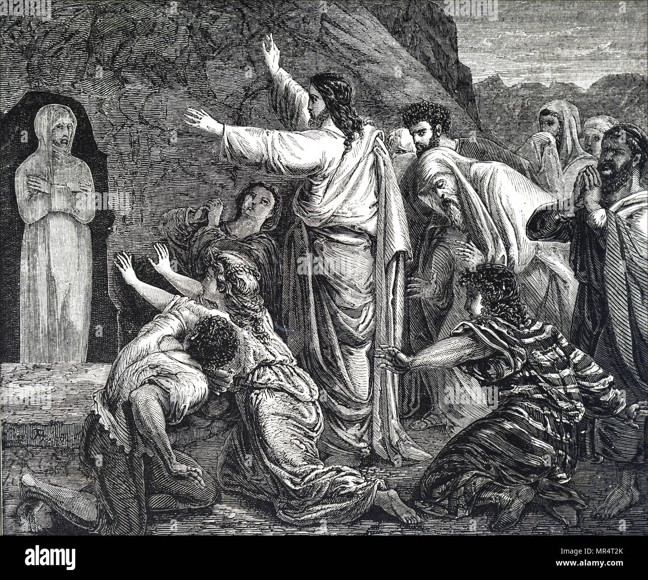 Quando è Morto Gesù Dopo La Resurrezione Cristo solleva lazzaro immagini e fotografie stock ad alta risoluzione