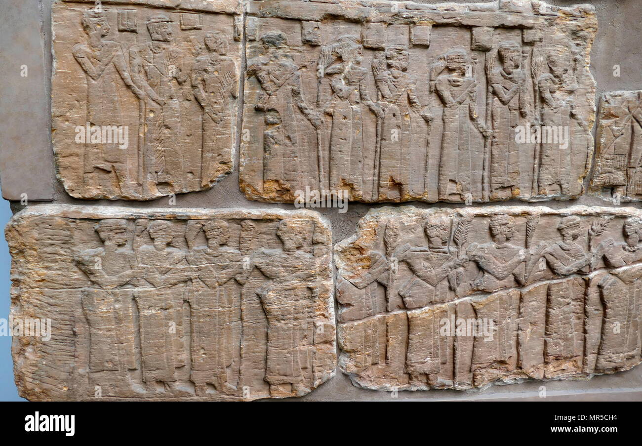 Rilievo dall'interno della cappella funeraria di Meroitic regina. Trovato nella piramide N.ll a Meroe, Sudan, Africa. Il righello sepolto sotto la piramide N.ll era probabilmente Shanakdakhete Queen (II secolo a.C.), la prima della sentenza queens di Meroe. Foto Stock