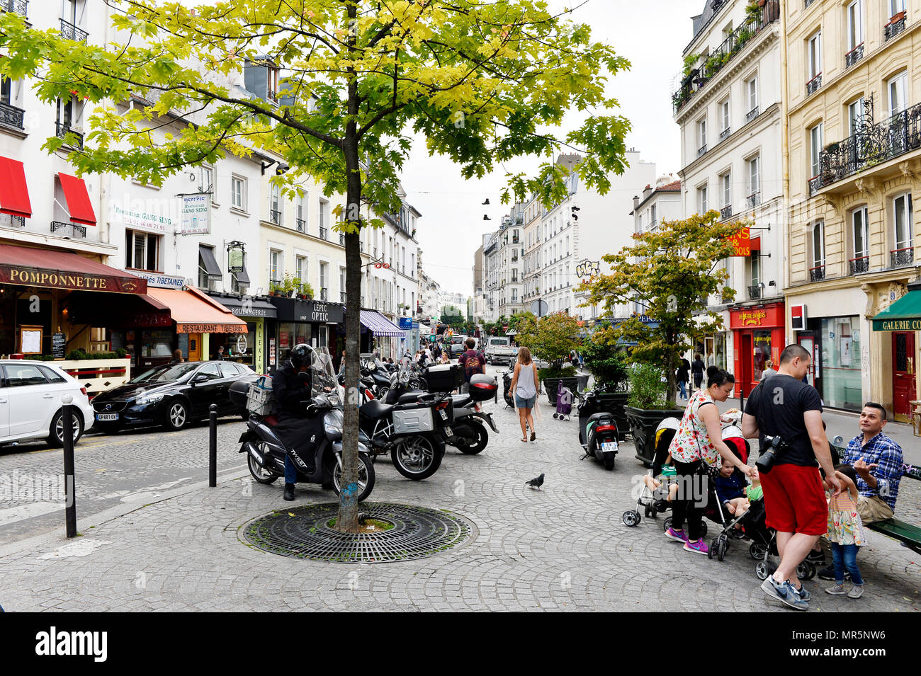 Posizionare Anne-Marie Carrière - Montmartre - Parigi - Francia Foto Stock