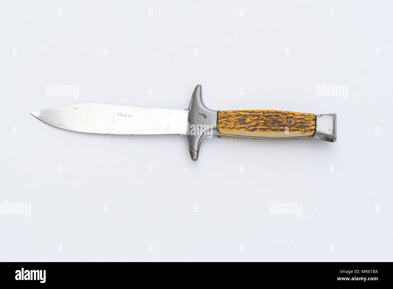INOX degli anni settanta coltello scout Foto Stock