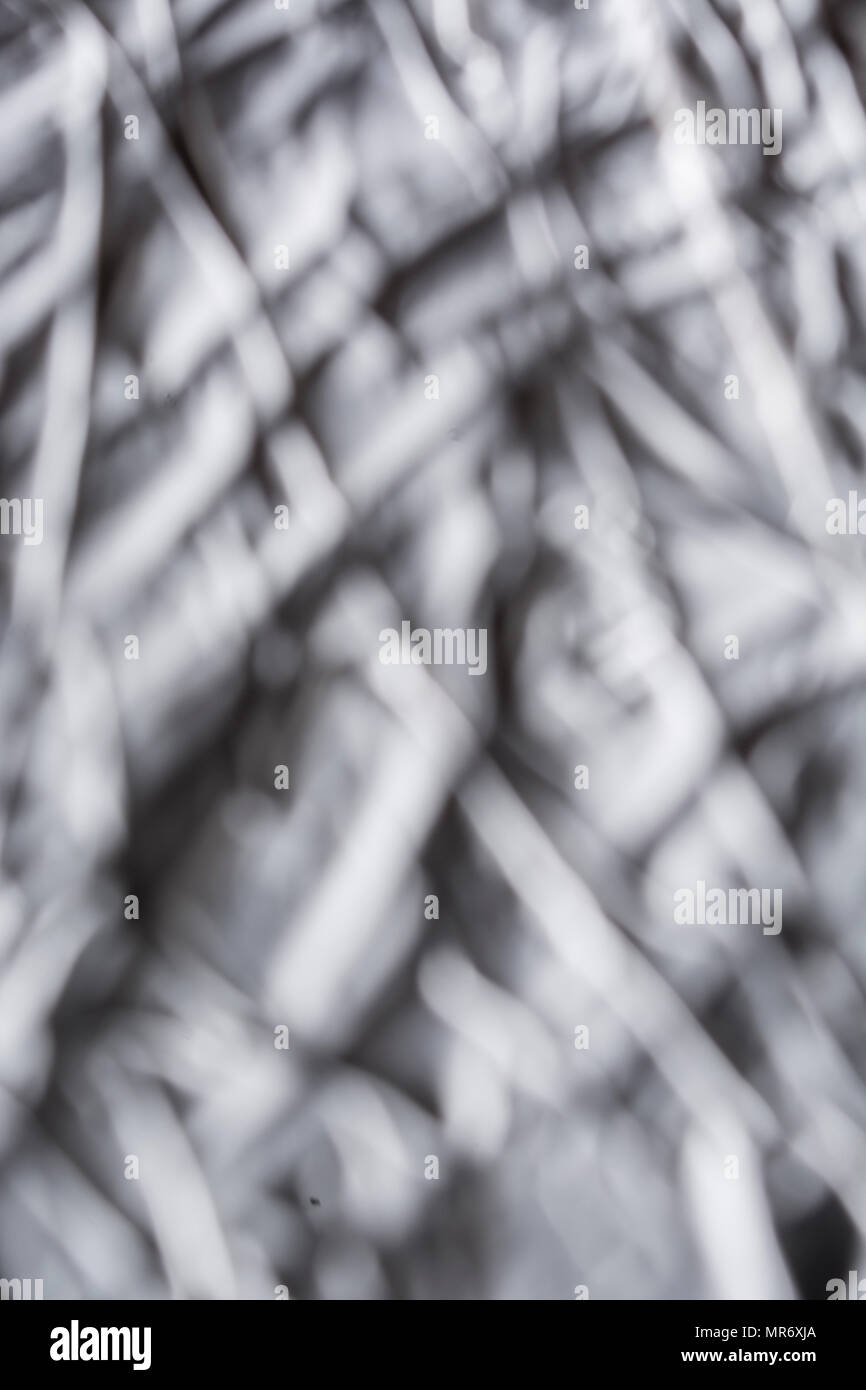 Abstract di close-up di superficie impressioni in un pezzo di gesso di Parigi. Foto Stock