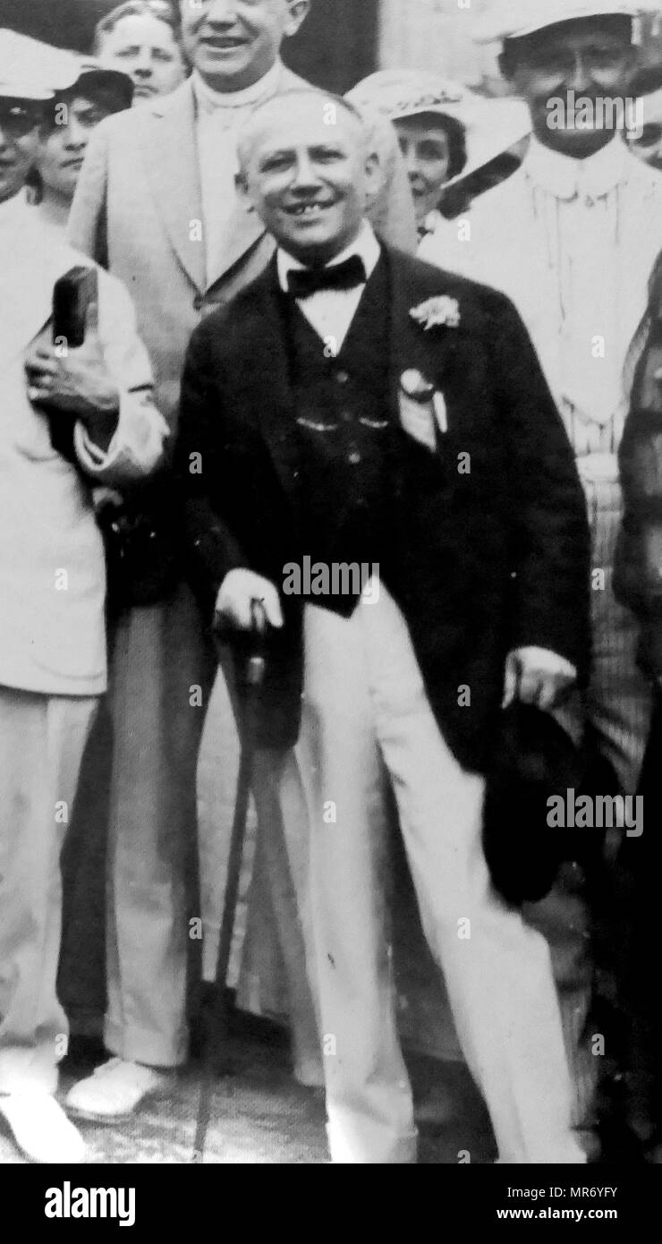 Carl Laemmle (1867 - 1939) Pioneer in American Film rendendo e fondatore di Universal Studios. Laemmle prodotto o lavorato su oltre 400 film. Foto Stock