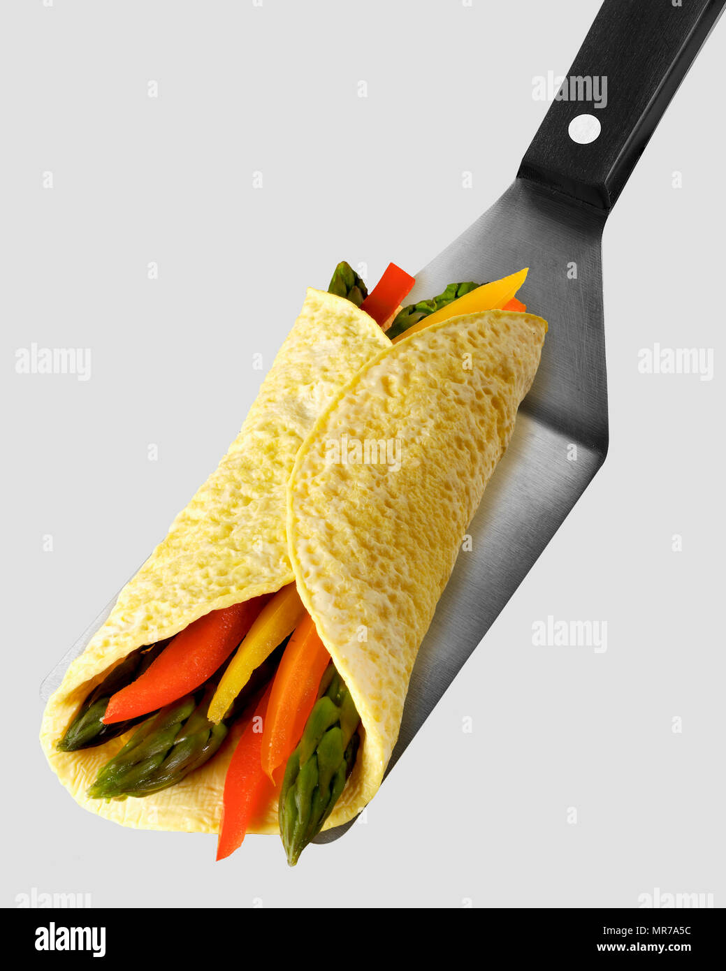 Vegetab;le omelette Foto Stock